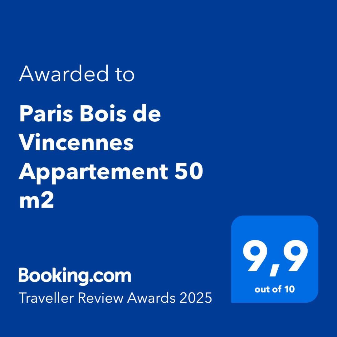 Paris Bois De Vincennes Appartement 50 M2 Exterior foto